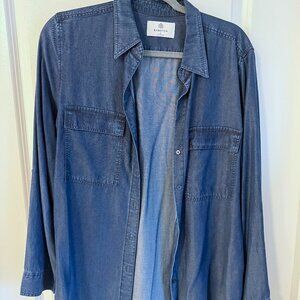 Size S - Aritiza Babaton Utility Denim Long Sleeve Shirt